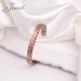 Jeracol Copper Magnetic Bracelet for Women & Men - Adjustable Size Cuff Bangle with 3500 Gauss Magnets - Solid Copper, Weave Design - Gift Box Included - Buy Online on GoSupps.com