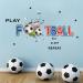 ANHUIB Football Wall Stickers - Boys Bedroom Decor | Soccer Sport Decal for Kids Room | Classroom Wall Decoration and Accessories - Buy Online on GoSupps.com