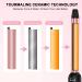 Professional 1 Inch Curling Iron - Long Barrel Hair Curler Wand with Ceramic Coating & Heat Settings | Includes Protective Glove & Clips - Buy Online on GoSupps.com