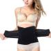 Postpartum Waist Trimmer Belt for Postnatal Recovery - Belly Slimming Support Girdle for Post Pregnancy - Medium Size Black - Buy Online on GoSupps.com