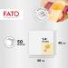 Fato 50-Pack Airlaid Paper Napkins | 40x40 cm Textile Effect Tangerine Magnolia Decor - Perfect for Events & Dining - Buy Online on GoSupps.com