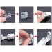 Silmy 2 Pack Ear Piercing Kit - Disposable Self Piercing Gun with Ear Stud & Clean Tool - Nose Studs Cartilage Tragus Helix Piercing Gun - Silver White1 - Buy Online on GoSupps.com