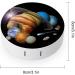 Portable Cute Space Solar Planets Contact Lens Case - Travel Storage Box with Mirror for Daily Outdoor Use - Buy Online on GoSupps.com