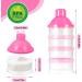 Milk Powder Dispenser Pots - BPA Free Formula Container for Travel & Outdoor Activities (Pink) - Buy Online on GoSupps.com