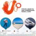 Beiruoyu Water Floating Lifesaving Rope 98.4FT - Outdoor Professional Throwing Rope for Swimming, Boating, Fishing - Rescue Lifeline with Bracelet/Hand Ring - Buy Online on GoSupps.com