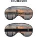Eiffel Tower Bike Sleep Mask - Adjustable Breathable Eye Mask for Ultimate Comfort - Fashionable Travel Accessory - Buy Online on GoSupps.com