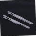 Premium Stainless Steel 2ST Stamp Tweezers for Philatelists | Anti-Slip Flat Paddle End for Easy Stamp Handling - Buy Online on GoSupps.com