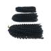 Coolbers 3 Pieces 8 Inch Marley Braids Crochet Hair Extensions - Synthetic Malibob Crochet Braids (8 Inch 1B) for Stylish Hairstyles - Buy Online on GoSupps.com