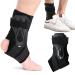 CJBIN Ankle Brace Sprain, Sports Ankle Support with PE Panel, Adjustable Ankle Bandage for Ankle Sprains