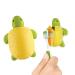 Flipper Fun Animal Turtle Toothbrush Cover Kids Toothbrush Holder with Cover Toothbrush Holders for Bathrooms - Suction Cup Toothbrush Holder