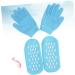 Ladies Gloves Spa Gel Gloves Lotion Gloves Skin Care Plant Essential Oils Moisturising Socks Cotton Gauze Plant Essential Oils Spa Socks Moisturizing Gloves Spa Gel Socks Cosmetic - Buy Online on GoSupps.com