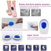 Silicone Gel Heel Cups - Medical Grade Inserts for Plantar Fasciitis and Heel Pain Relief (Size L) - Buy Online on GoSupps.com