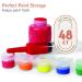 288 Empty Paint Pots & 6 Filling Syringes Set - Mini Acrylic Paint Storage Containers for Schools - 5ml/0.17oz - Buy Online on GoSupps.com