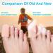 10 Pack Silicone Toe Protection Sleeves - Breathable Toe Caps for Blisters Hammer Toe & Pain Relief - Beige - Buy Online on GoSupps.com