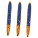 Beavorty 3pcs Self Adhesive Mascara Eyelash Liquid Eyeliner 1 count (Pack of 1) Bluex3pcs