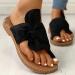 Buy Women's Big Toe Bone Correction Sandals - Summer Bow-knot Flats with Arch Support for Hallux Valgus - Non-slip & Wear-resistant Beach Travel Slippers - Size 8 Black - Buy Online on GoSupps.com
