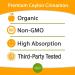 Certified Organic Ceylon Cinnamon Pills 1800mg - Gluten-Free & Non-GMO Sri Lankan Cinnamon Capsules - Vegan True Cinnamomum Supplement - 120 Capsules - Buy Online on GoSupps.com
