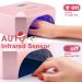Lavinda 56W Cordless UV LED Nail Lamp | Rechargeable Gel Polish Dryer | Professional Pink Wireless Nail Light - Buy Online on GoSupps.com