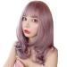 Buy BGHJUE Gray Long Curly Wig with Air Bangs - Cute Fluffy Big Wave Hair for Women - International Shipping Available - Buy Online on GoSupps.com