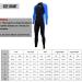 Full Body Dive Wetsuit Rash Guard UV Protection Long Sleeve Swimwear - Men Women - Ideal for Snorkeling, Surfing, Scuba Diving - Large Size - Buy Online on GoSupps.com