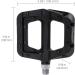 FOOKER MTB Pedals - Lightweight Nylon Fiber Bike Platform Pedals - Non-Slip 3 Bearing Design - Black 9/16 - Buy Online on GoSupps.com