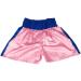 LOFBAZ Muay Thai Boxing Shorts Satin Size M-3XL 3X-Large Pink & Blue | Kick Boxing Trunks - Buy Online on GoSupps.com