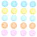 Alipis 20pcs Kitchen Cuake Gadget Cake Flower Tools for Silicone Molds Muffin Universal Useful Home 8X8X2CM As Shown