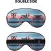 SSIMOO Flamingos On The Beach Eye Mask - Double-Sided Light Blocking for Better Sleep | International Shipping - Buy Online on GoSupps.com
