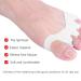 ZLXHDL 2 Pcs Toe Separator Bunion Corrector for Women & Men - Comfortable & Easy to Clean Toe Dividers (White) - Buy Online on GoSupps.com