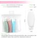 VFANDV Silicone Travel Bottles Set - 4 Leak-Proof 90ml Containers for Cosmetics & Liquids | Refillable Travel Accessories - Buy Online on GoSupps.com
