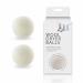 Wool Dryer Balls Reusable Tumble Balls for Cloth Cleaning Anti Static Natural Fabric Softener White 100% Natural Organic Laundry Balls Reduce Dry Time Noise Wrinkle and Energy 7cm (2)