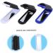 SOLUSTRE 3 Pieces Foldable Comb with Mirror Antistatic Comb High Temperature Resistance for Travel Outdoor Activities White Black Blue Beard Care - Buy Online on GoSupps.com