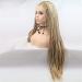 24-Inch Lace Front Synthetic Wig for Black Women - Blonde Micro Braids with Baby Hair - Heat Resistant Box Braids - Buy Online on GoSupps.com