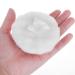 Sibba Large Fluffy Powder Quack - 10.2 cm Ultra-Hood Washable Velor Make-up Tool for Loose Powder - White | Reusable Face & Body Applicator - Buy Online on GoSupps.com