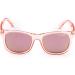 Kiddus Polarized UV400 CAT4 Baby Sunglasses | Unbreakable Lenses | Flexible Legs | BPA Free | Transparent Pink - Rose Gold Mirror - Buy Online on GoSupps.com