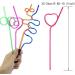 Crazy Loop Straws Drinking 30 Pcs Silly Colorful for Various Beverage Decoration Spiral Funny Reusable Straws - Buy Online on GoSupps.com
