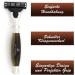 Jag Shaving Razor Set - 3-Part Lee Range with Silberspitz Brush 3 Blades & Shaving Stand - Premium Quality for an Ultimate Shaving Experience - Buy Online on GoSupps.com