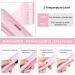 Cordless Hair Straightener - Portable Mini Flat Iron Adjustable Temperature Fast Heating Type-C Rechargeable (Pink) for Travel | Buy Online Now - Buy Online on GoSupps.com