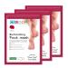 Lot de 3 paires de masques pour les pieds - Soin des callosit s et des peaux mortes - Masque anti- ge - Exfoliant - Pour les pieds - Spa exfoliant - Pour femmes et hommes - Style rose classique