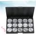FOMIYES Empty Eyeshadow Palette 2pcs 15 Eyeshadow Empty Makeup Empty Cosmetic Eye Shadow Concealer Cosmetic Case Travel 1 count (Pack of 1) Silverx2pcs - Buy Online on GoSupps.com