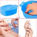 Nail Soak Bowl Manicure Care Set - 2pcs Blue Soak Trays for Polish Removal & Spa Treatment - Manicure Spa Tool - Buy Online on GoSupps.com