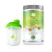 Lineavi activated food diet shake neutral + shaker 500g weight loss with pleasant taste meal replacement made of soy pea rice and whey protein lactose and gluten-free yoghurt / neutral 500 g (1 Pack)