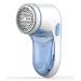 Fabric Shaver Lint Remover for Clothes Effectively and Quickly Remove Pills Sweater Shaver with Stainless Steel 3-Leaf Blades and Safety Lock Protection.(Blue & White)