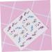 BIUDECO 1 Sheet Manicure Stickers Decal Stickers Flower Sticker Decorate Nail - Buy Online on GoSupps.com