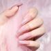 Mobray Poly Extension Nail Gel Kit - 8 Colors, Clear Pink Red Glitter, Gel Top & Base Coat, Slip Solution, Brush, Forms - DIY Home Nail Art Set - Buy Online on GoSupps.com