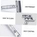 Minkissy Manual Hairdressing Razor for Men - Chrome-Plated Double-Sided Shaver & Holder | Premium Alloy Design | Ideal for Precision Shaving - Buy Online on GoSupps.com