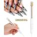 Nail Art Dotting Pen Nail Bead Dotting Bullion Pen Nail Art Rhinestone Gemstone Painting Drawing Pen for Manicure Pedicure Decoration (16 cm Golden) 16cm golden - Buy Online on GoSupps.com