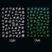 4 Sheets 3D Fashion Easy to use Flower And Animal Images Glows Art Decoration Fake nail stickers(CY001) - Buy Online on GoSupps.com