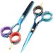 Beavorty 16-Piece Pet Grooming Scissors Set - Silicone Rings & Ergonomic Design for Dog Care - Buy Online on GoSupps.com
