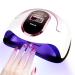 Etunsia Nail Lamp, Nail Dryer 168W LED Nail Lamp for All Gel Polish, Nail Light with 4 Timer Mode - Auto Sensor - Professional Fast Curing - Large LCD Screen, Gel Lamp LED Lamp for Gel Nails for Home Pink